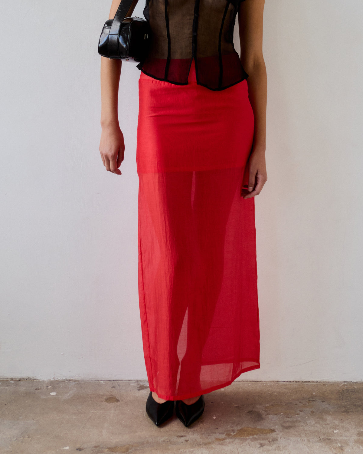 Dionne Tencel Organza Maxi Skirt