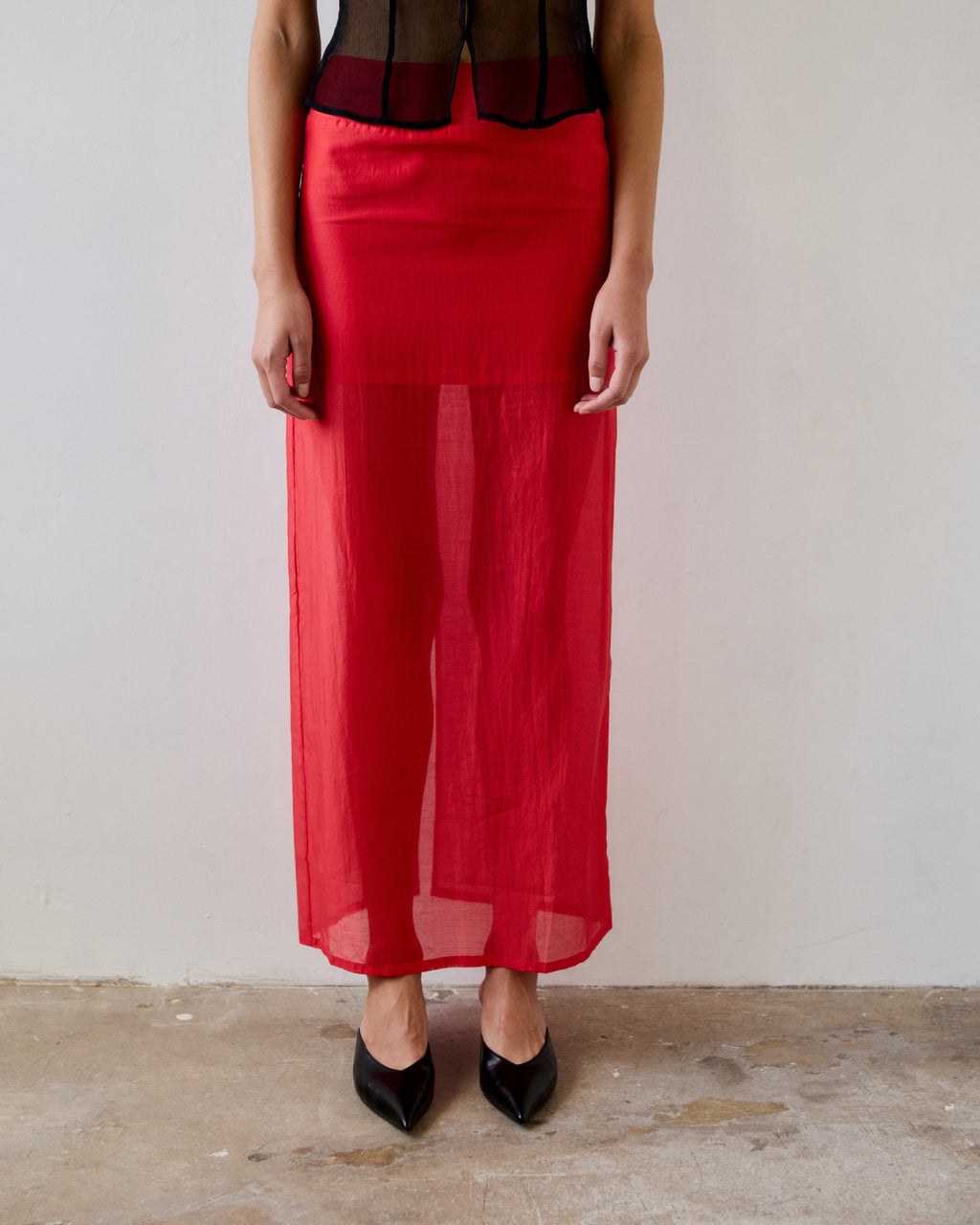 Dionne Tencel Organza Maxi Skirt
