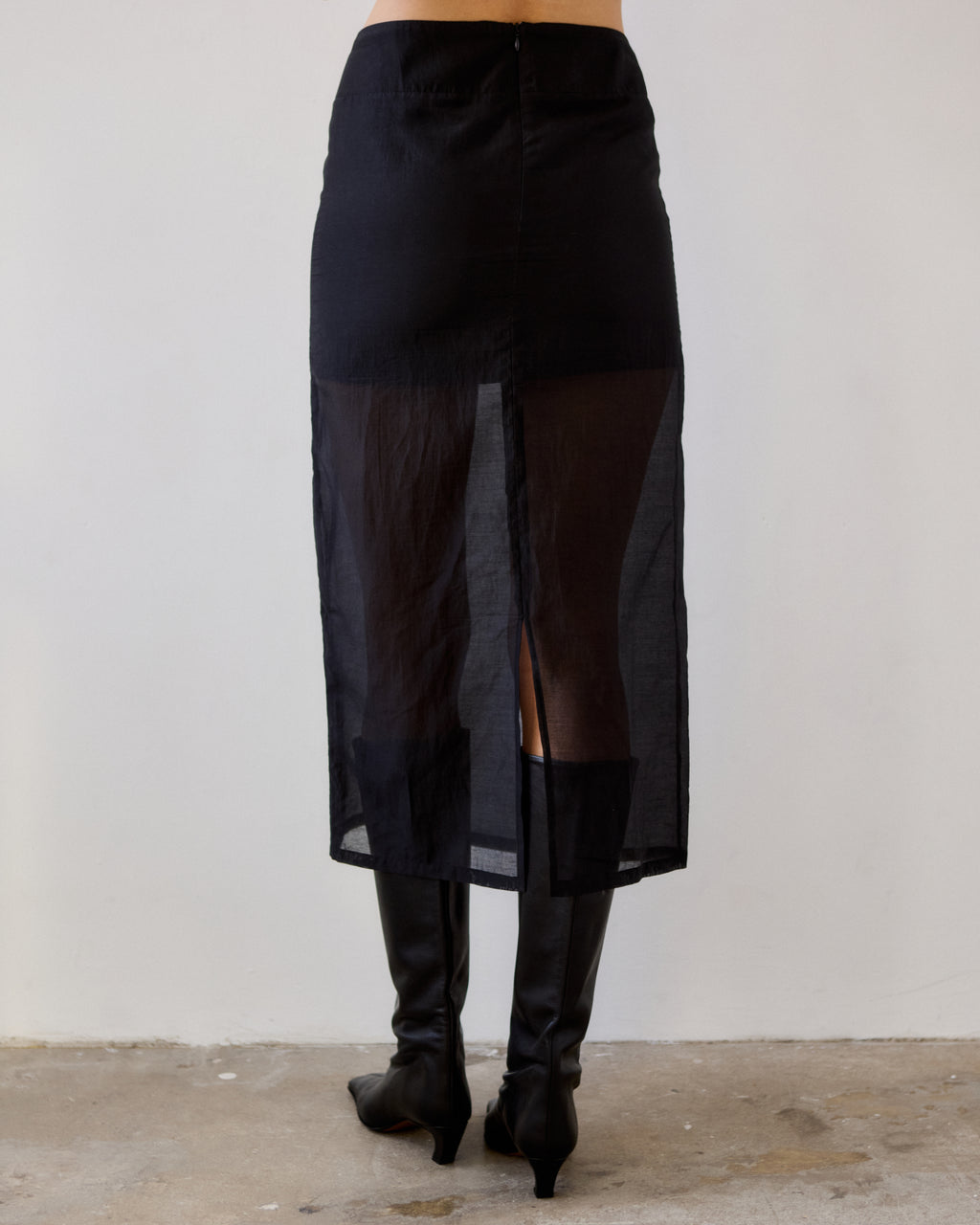 Dionne Tencel Organza Midi Skirt